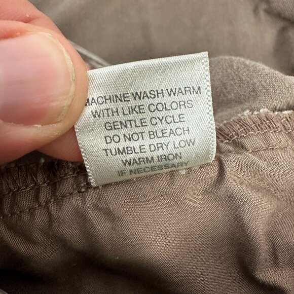 Christopher And Banks Womens Brown Casual Pants Size 14 Cotton - Picture 5 of 5